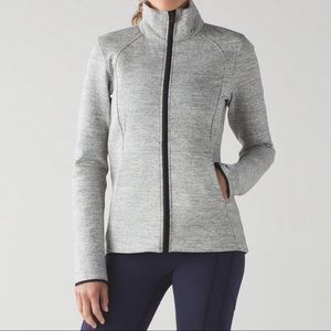 Lululemon Insculpt Jacket Space Dyed Heather Grey